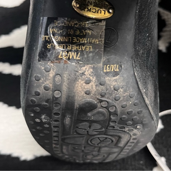 Lucky Brand Candice Tall Leather Black Boots Size 7 - Picture 16 of 16